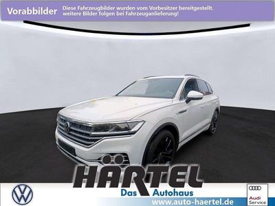 Pure white, solid Gebraucht 2022 VW Touareg Elegance SUV | 49.300 € (Fairer Preis)