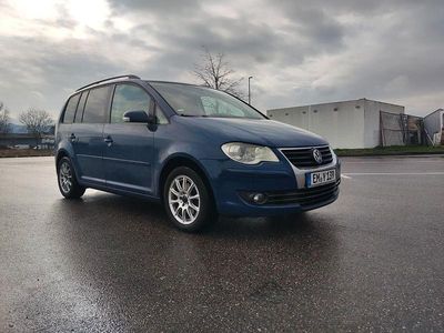 Gebraucht VW Touran 140 PS (102 kW) 2008 Blau Van / Kleinbus