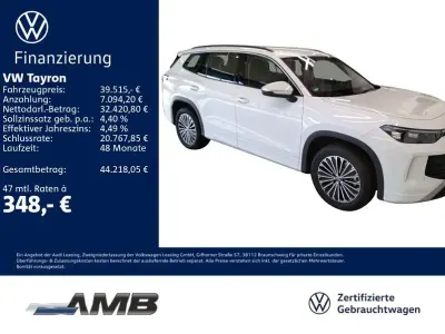 Brugt VW Tayron Life 150 HK (110 kW) 2025 Hvid SUV
