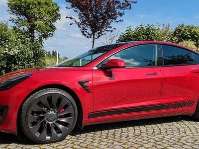 Gebraucht Tesla Model 3 Performance 377 kW (513 PS) 2021 Rot Limousine
