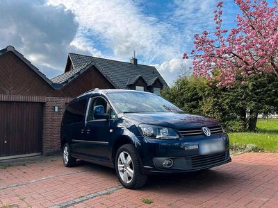 Gebraucht VW Caddy Maxi Comfortline 102 PS (75 kW) 2014 Blau Van / Kleinbus