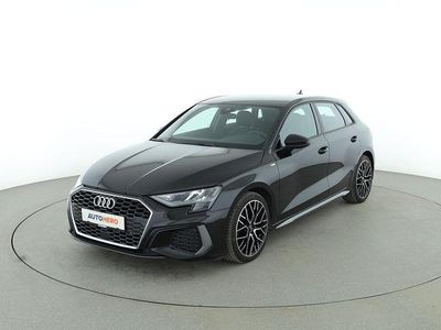 Brugt Audi A3 S-Line 150 HK (110 kW) 2021 Sort Sedan