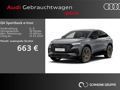 Grau Gebraucht 2025 Audi Q4 Sportback e-tron S-Line SUV | 51.980 € (Etwas zu teuer)