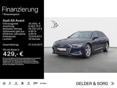 Firmamentblau metallic Gebraucht 2022 Audi A6 S-Line Kombi | 34.480 € (Fairer Preis)