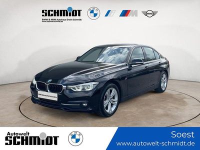 Usata BMW 318 Sport Line 150 CV (110 kW) 2017 Nero