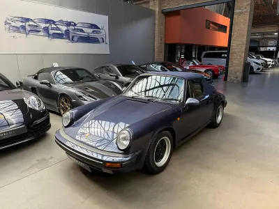 Gebraucht Porsche 911 Carrera Cabriolet 207 PS (152 kW) 1986 Blau Cabrio