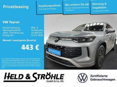 Gebraucht VW Tayron Life 150 PS (110 kW) 2025 Oyster silver metallic SUV