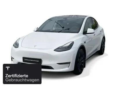 Gebraucht Tesla Model Y Performance 392 kW (533 PS) 2023 Weiß SUV