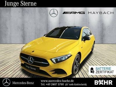Gebraucht Mercedes A250 AMG line 160 PS (117 kW) 2020 Unilack sonnengelb Limousine