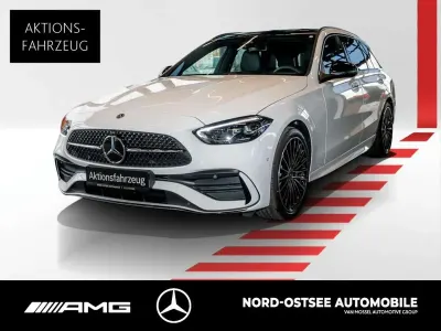 Gebraucht Mercedes C220 AMG 197 PS (144 kW) 2026 Unilack polarweiß Kombi