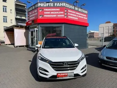 Second-hand Hyundai Tucson Premium 177 CP (130 kW) 2015 Alb SUV