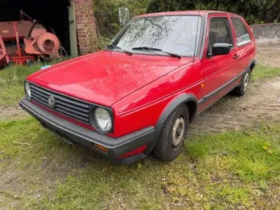 Brugt VW Golf II 54 HK (39 kW) 1988 Rød Hatchback