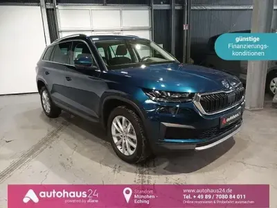 Second-hand Skoda Kodiaq Style 150 CP (110 kW) 2022 Albastru SUV
