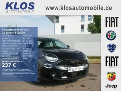 Neu Fiat 600 Icon 101 PS (74 kW) 2026 Schwarz SUV