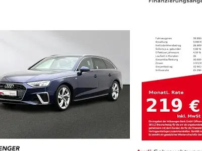 Brugt Audi A4 S-Line 286 HK (210 kW) 2023 Blå Stationcar
