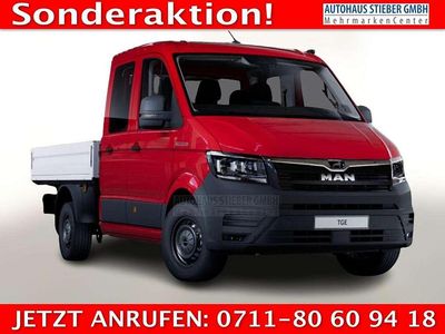 Neu MAN TGE 177 PS (130 kW) 2025 Rot Van