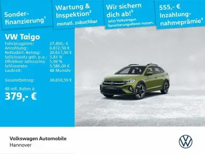 Brugt VW Taigo R-line 150 HK (110 kW) 2025 Grøn SUV