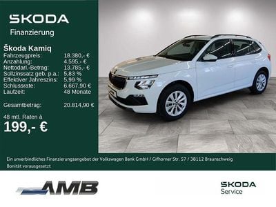Gebraucht Skoda Kamiq Selection 95 PS (69 kW) 2025 Weiß SUV