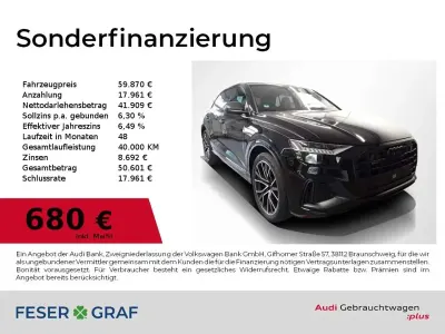 Gebraucht Audi Q8 S-Line 286 PS (210 kW) 2023 Schwarz SUV