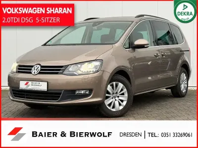 Gebraucht VW Sharan Comfortline 150 PS (110 kW) 2016 Gold Van / Kleinbus