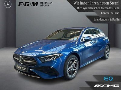 Gebraucht Mercedes A250 AMG line 218 PS (160 kW) 2024 Metalliclack spektralblau Limousine