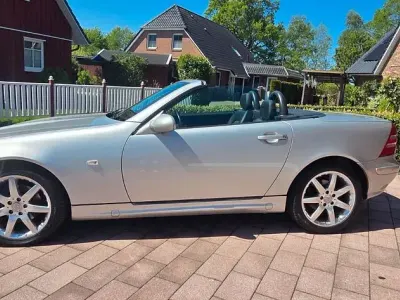 Brugt Mercedes SLK200 136 HK (100 kW) 1998 Sølv Cabriolet