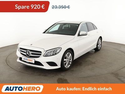 Gebraucht Mercedes C180 Avantgarde 156 PS (114 kW) 2019 Weiß Limousine