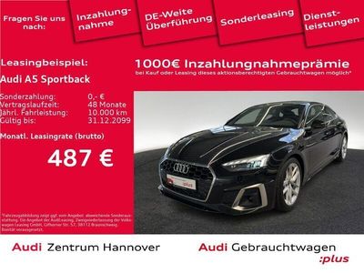 Mythosschwarz metallic Gebraucht 2021 Audi A5 Sportback Ambiente Kleinwagen | 34.990 € (Teuer)