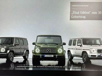gebraucht Mercedes G500 Sondermodell „final edition“ 500 Stück weltwe