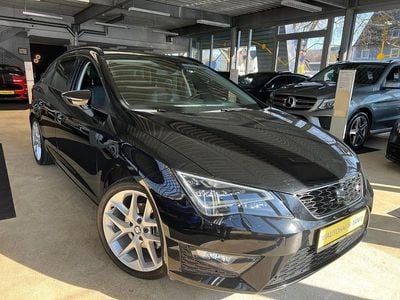 Usata Seat Leon ST FR 125 CV (91 kW) 2015 Nero Station wagon