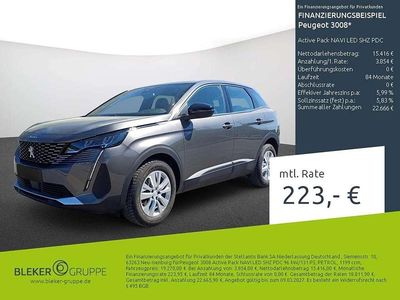 Gebraucht Peugeot 3008 Active 131 PS (96 kW) 2023 Platingrau SUV