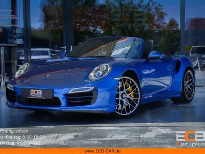 Gebraucht Porsche 911 Turbo S Cabriolet 560 PS (411 kW) 2015 Blau Cabrio