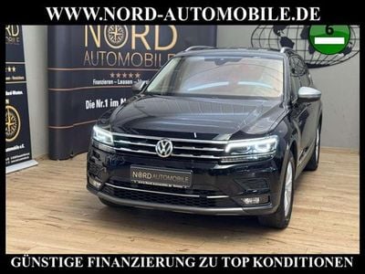 Deep black perleffek (metallic) Gebraucht 2021 VW Tiguan Allspace Highline SUV | 25.990 € (Superpreis)