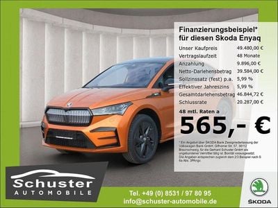 Gebraucht Skoda Enyaq iV RS 250 kW (340 PS) 2024 Orange SUV