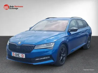 Gebraucht Skoda Superb SportLine 200 PS (147 kW) 2024 Raceblau (metallic) Kombi