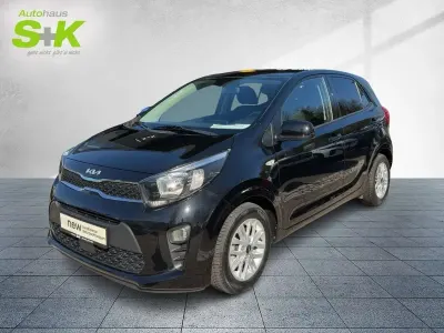 Gebraucht Kia Picanto DREAM-TEAM Edition 67 PS (49 kW) 2022 (abp) auroraschwarz met. (schwarz) Kleinwagen