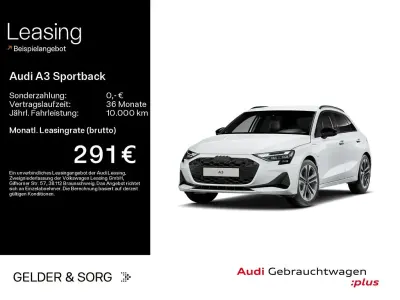 Gebraucht Audi A3 Advanced Plus 204 PS (150 kW) 2025 Gletscherweiß metallic Limousine