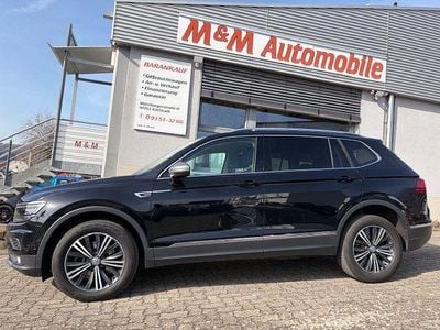 Gebraucht VW Tiguan Allspace Highline 200 PS (147 kW) 2021 Schwarz SUV