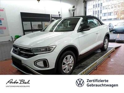 Gebraucht VW T-Roc Cabriolet Style 150 PS (110 kW) 2022 Pure white/schwarz Cabrio