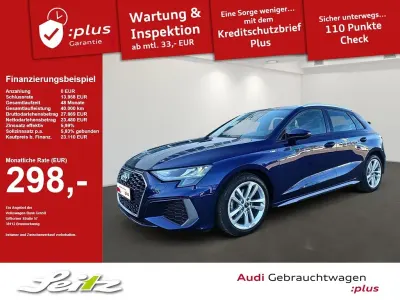 Gebraucht Audi A3 S-Line 150 PS (110 kW) 2023 Navarrablau metallic Limousine