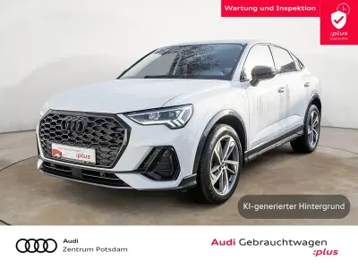 Gebraucht Audi Q3 Sportback S-Line 150 PS (110 kW) 2025 Gletscherweiß metallic SUV