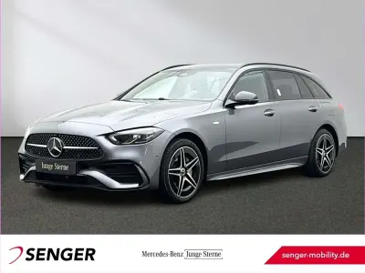 Gebraucht Mercedes C300e AMG 313 PS (230 kW) 2025 Selenitgrau Kombi