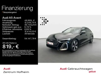 Gebraucht Audi A5 Edition .1 204 PS (150 kW) 2025 Mythosschwarz metallic Kombi