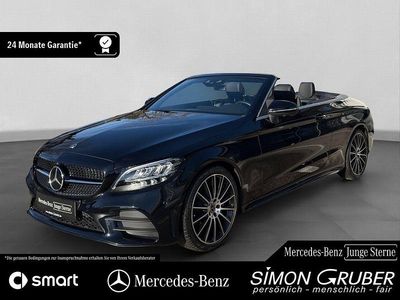 Unilack schwarz Gebraucht 2024 Mercedes C200 AMG Cabrio | 48.900 € (Teuer)