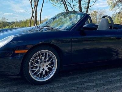 Käytetty Porsche Boxster 204 HP (150 kW) 1999 Sininen Avoauto