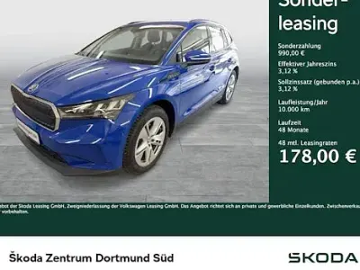 Brugt Skoda Enyaq iV Loft 250 kW (340 HK) 2023 Blå SUV