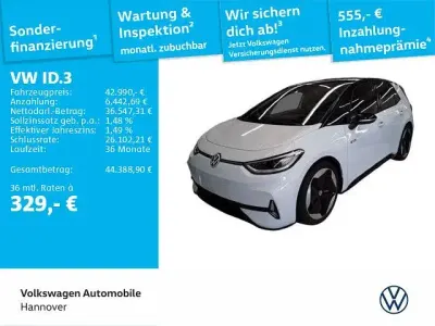 Gebraucht VW ID.3 GTX 239 kW (326 PS) 2025 Gletscherweiß metallic Kleinwagen