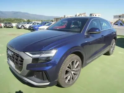 Gebraucht Audi Q8 S-Line 231 PS (169 kW) 2022 Navarrablau metallic SUV