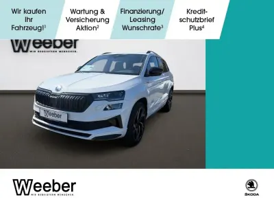 Gebraucht Skoda Karoq SportLine 190 PS (139 kW) 2022 Weiß SUV
