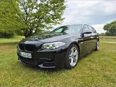 Używany BMW M550 Sport Line 381 KM (280 kW) 2015 Czarny Sedan/Limuzyna